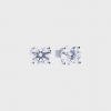 0.75 carat Cubic Zirconia Stud Earrings