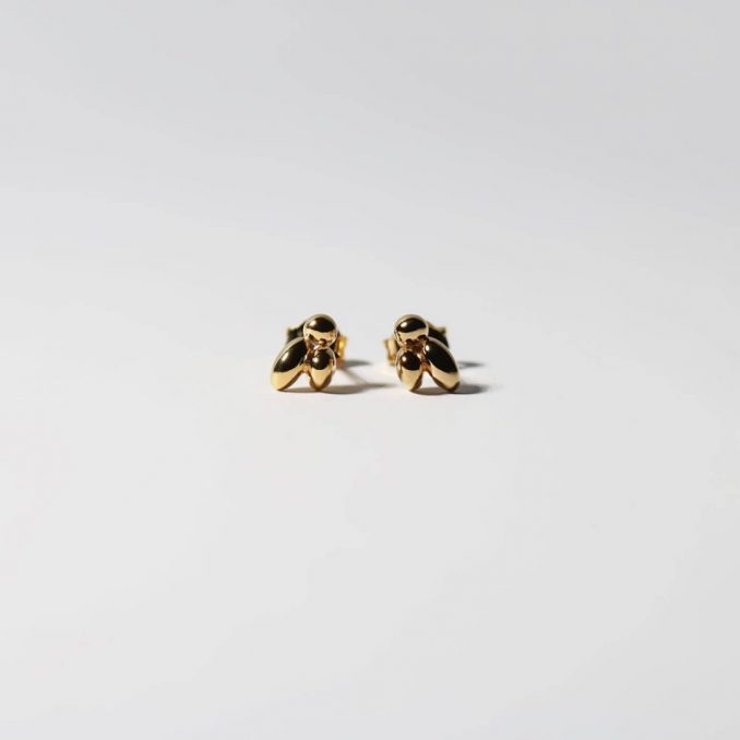 Christmas Gift Guide - Gold plated flower bud studs
