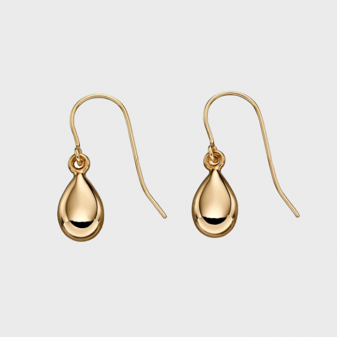Christmas Gift Guide - Solid gold teardrop earrings
